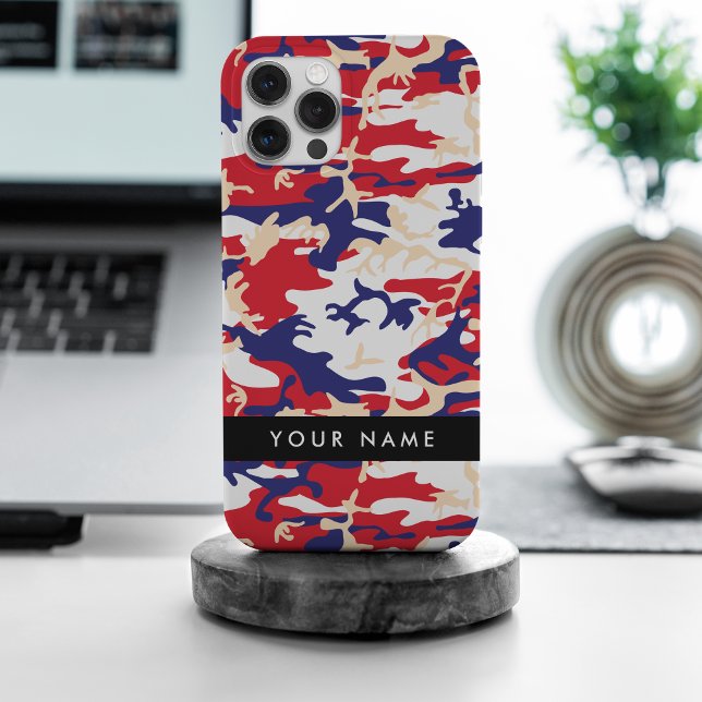 Independence day Camouflage Your name Personalize Case-Mate iPhone Case (Creator Uploaded)