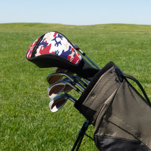Independence day Camouflage Your name Personalize Golf Head Cover