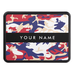 Independence day Camouflage Your name Personalize Hitch Cover
