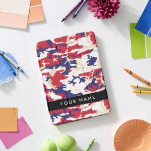 Independence day Camouflage Your name Personalize iPad Pro Cover