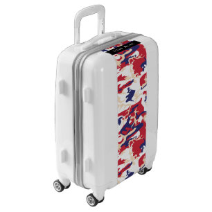 Independence day Camouflage Your name Personalize Luggage
