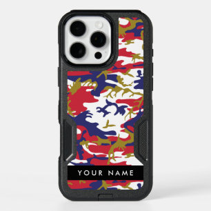 Independence day Camouflage Your name Personalize iPhone 16 Pro Max Case