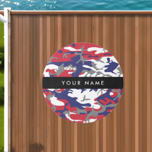 Independence day Camouflage Your name Personalize Outdoor Rug