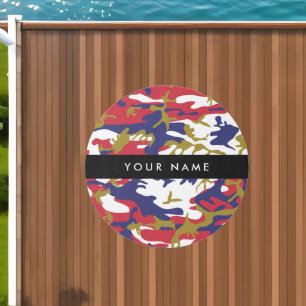 Independence day Camouflage Your name Personalize Outdoor Rug