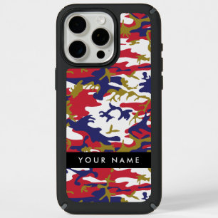 Independence day Camouflage Your name Personalize iPhone 15 Pro Max Case