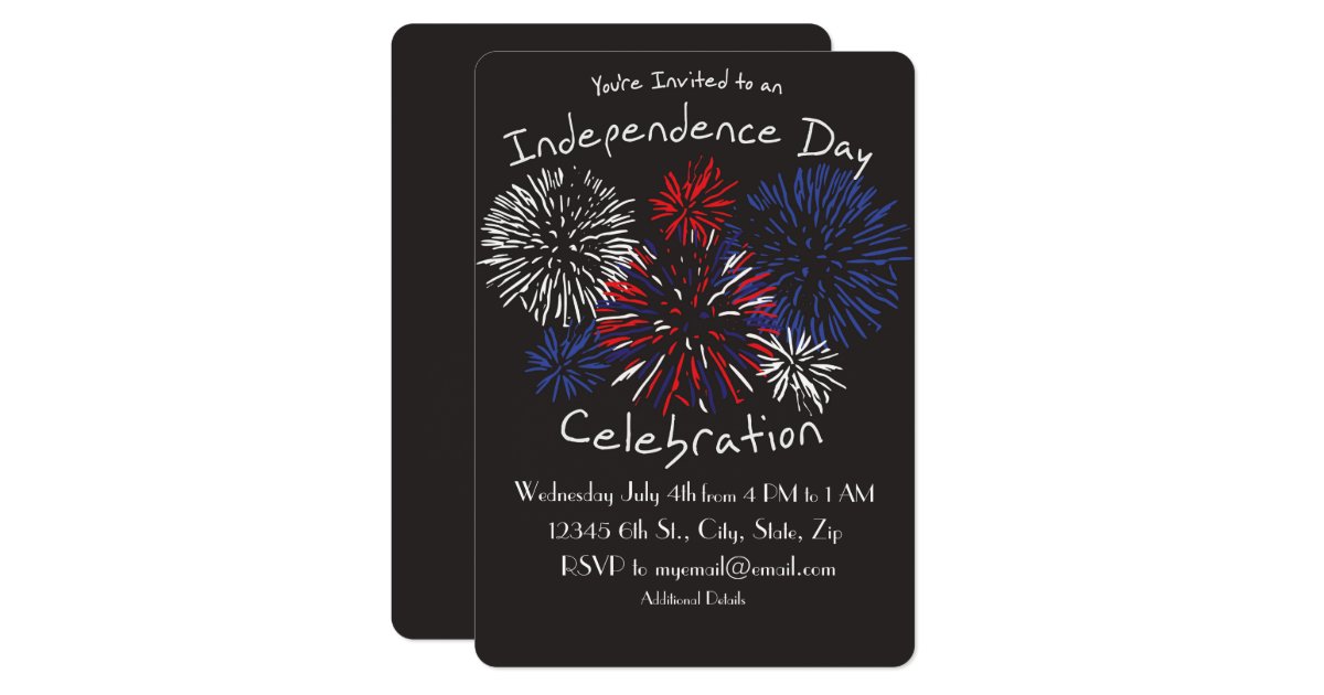 Independence Day Celebration Invitation | Zazzle.com