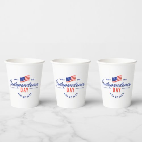 Independence Day Celebration Paper Cups