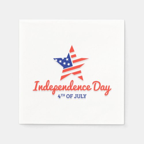 Independence Day Celebration Paper Napkins