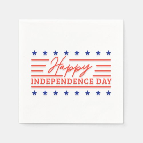 Independence Day Celebration Paper Napkins