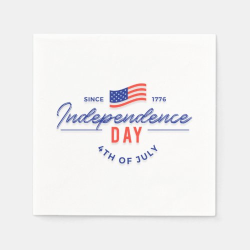 Independence Day Celebration Paper Napkins