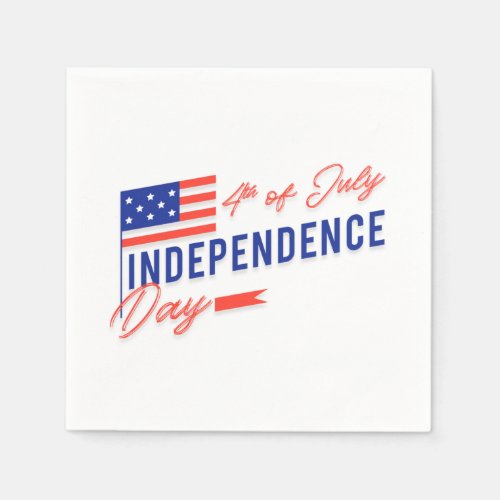 Independence Day Celebration Paper Napkins