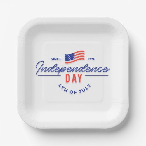 Independence Day Celebration Paper Plates