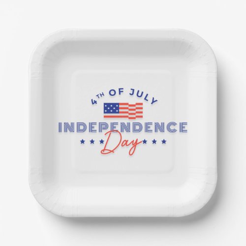 Independence Day Celebration Paper Plates