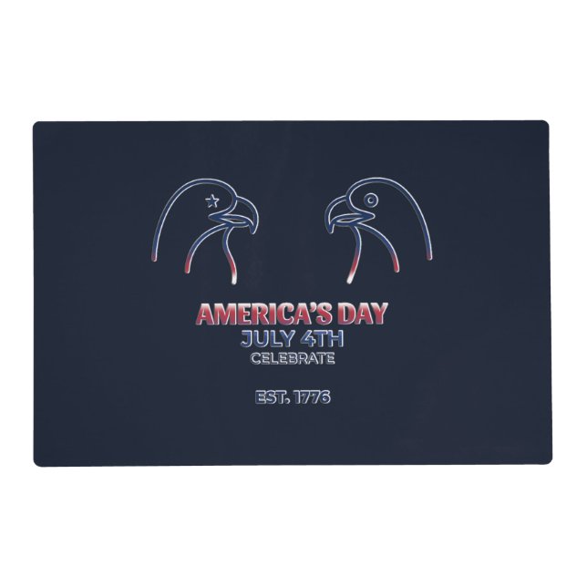 Independence Day / Día de la Independencia 2026 Placemat (Front)