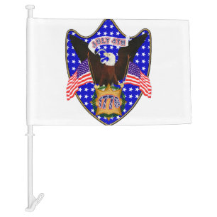 Independence Day Eagle Car Flag