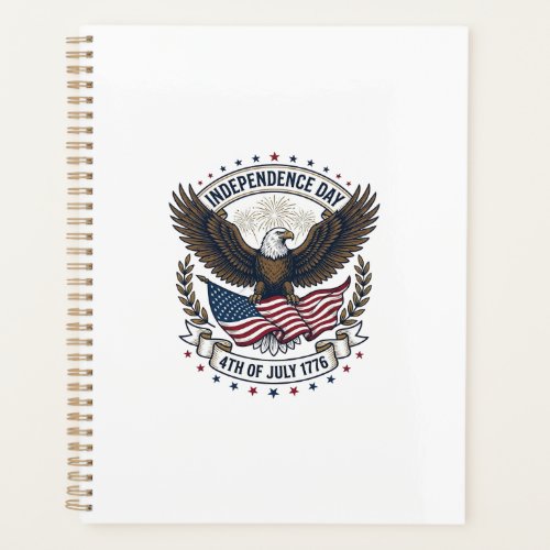 Independence Day Eagle Flag Vintage Shirt Design_1 Planner