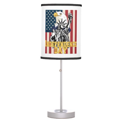 Independence Day eagle head liberty Table Lamp