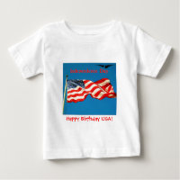 Independence Day Happy Birthday USA Infant T-Shirt