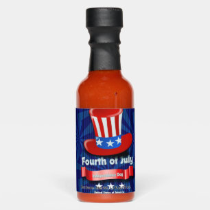 Independence Day, Hot Sauce Bottle Favors