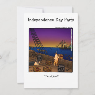 Independence Day Humor Party Invitations