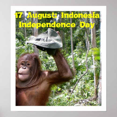 Independence Day Indonesia August 17 Poster