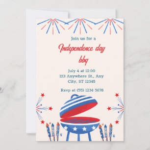 Independence day invitation
