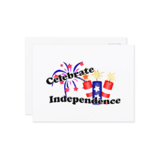 Independence Day Invitation Postcard