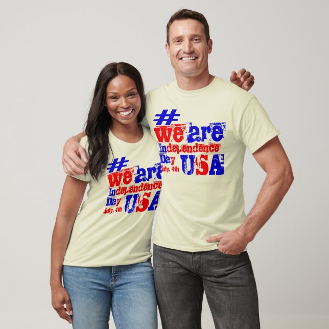 Independence Day is annually celebrated on July 4 T-Shirt (Unisex)