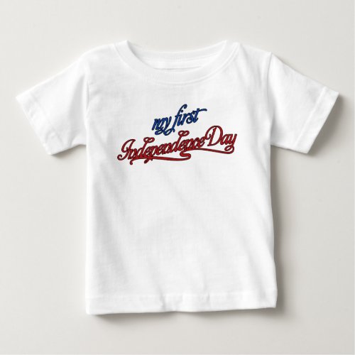 Independence Day July 4 Baby tee shirt