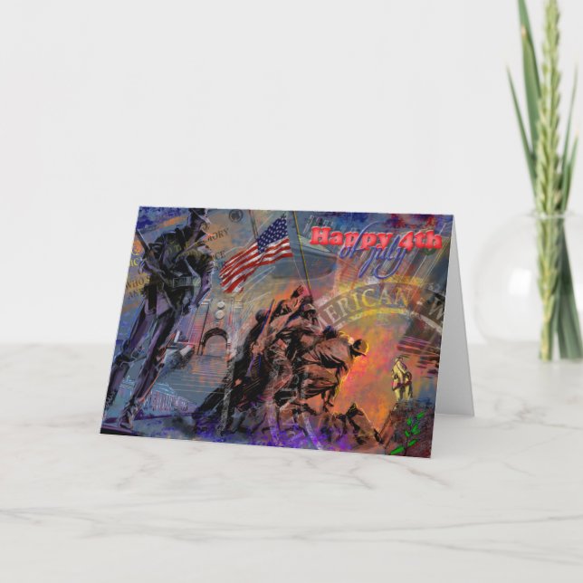 Independence Day & July 4 Card (Front)