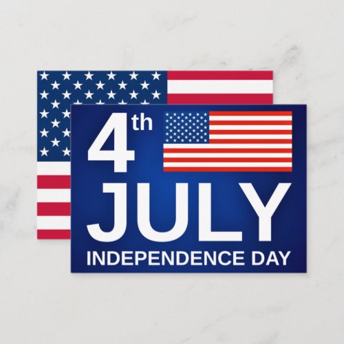 Independence Day _ July 4 _ USA Flag _ Patriotic _ Note Card