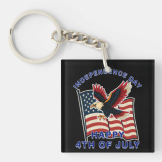 Independence day keychain