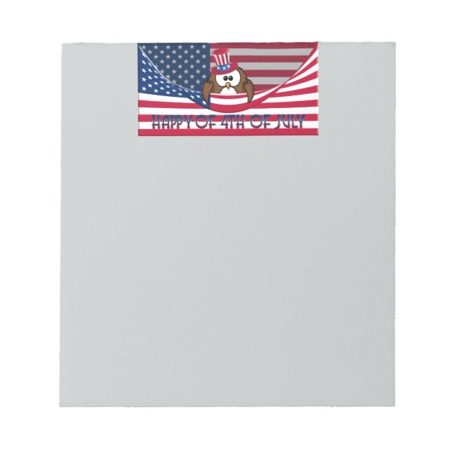 Independence Day Notepad (Front)