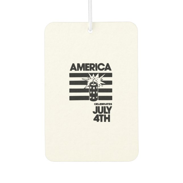 Independence day of America Air Freshener (Front)