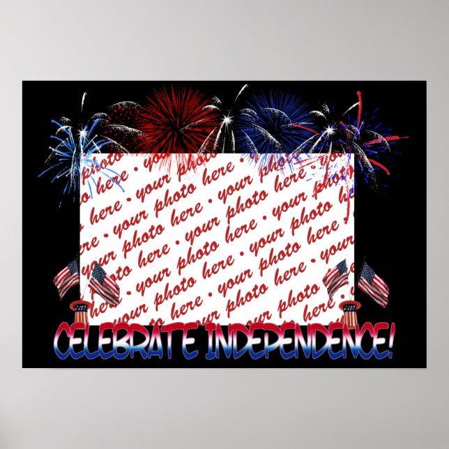 Independence Day Photo Frame Poster (Front)
