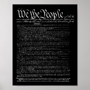 Independence Day Preamble Of The Constitution We T Poster