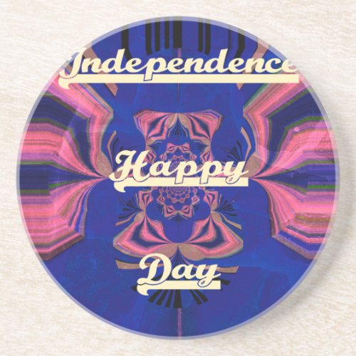 Independence Day Sandstone Coaster