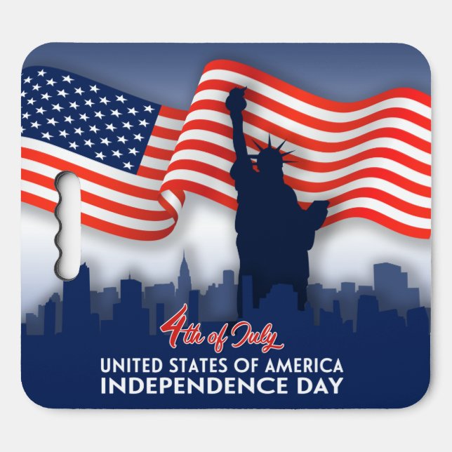 Independence Day Stadium Seat Cushion (Front Horizontal)