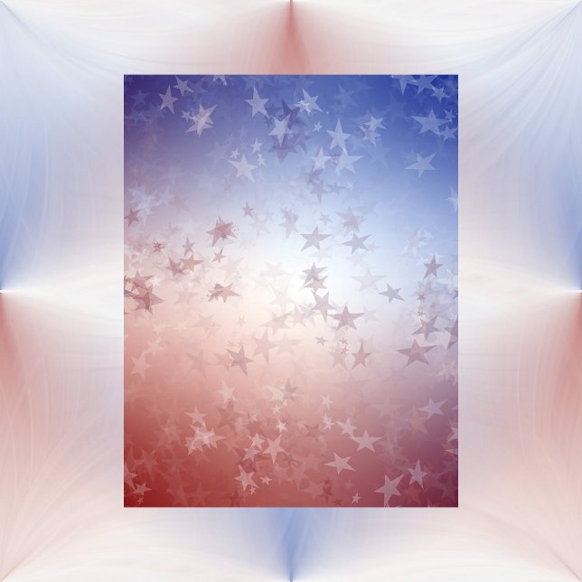 Independence Day Stars Scrapbook Paper (Creator Uploaded)