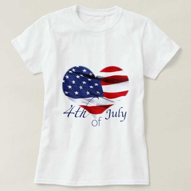 Independence Day  Tie T-Shirt (Design Front)