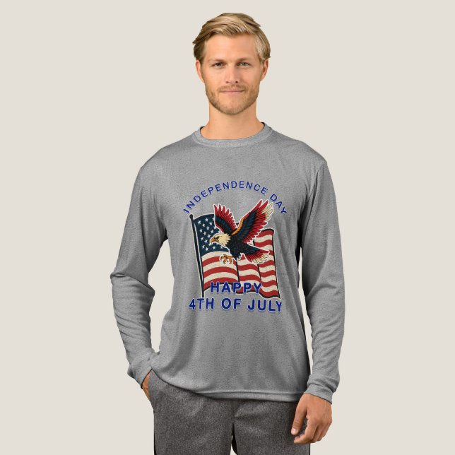 Independence day Tri-Blend shirt (Full Front)