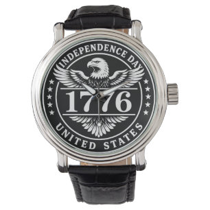 Independence Day United States Eagle Badge Watch