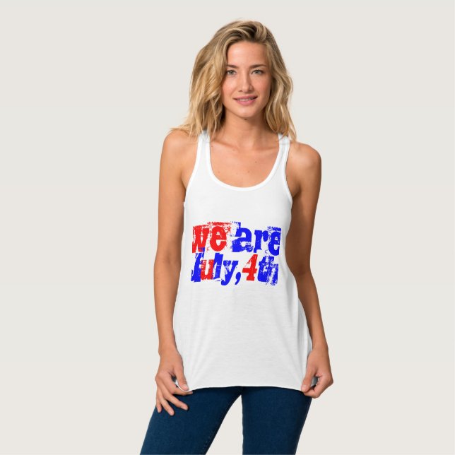 # Independence Day USA 2015 Tank Top (Front Full)