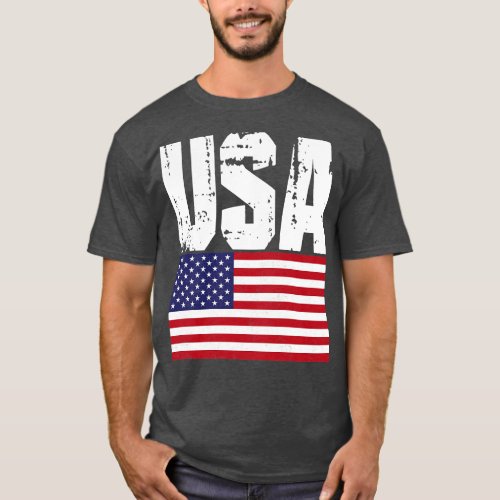 Independence Day USA Flag T_Shirt