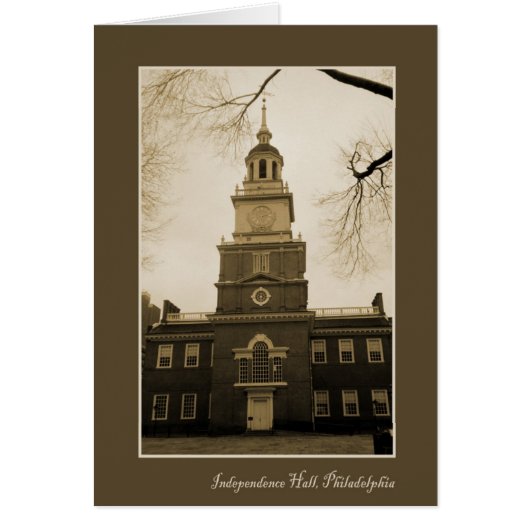 Independence Hall Cards (Front)