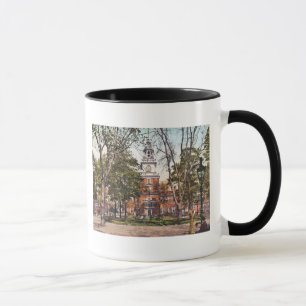 Independence Hall Philadelphia, PA 1900 Vintage Mug