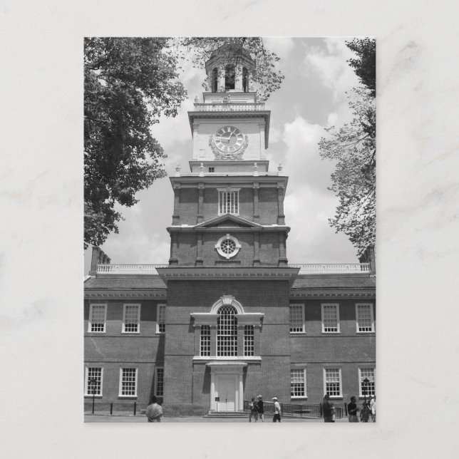 Independence Hall Photograph Philadelphia Postcard (Front)