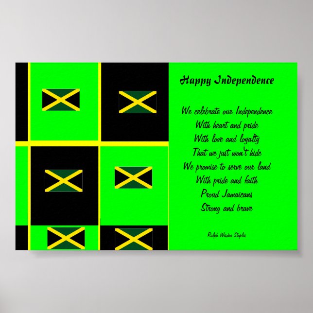 Independence  jamaica posters (Front)