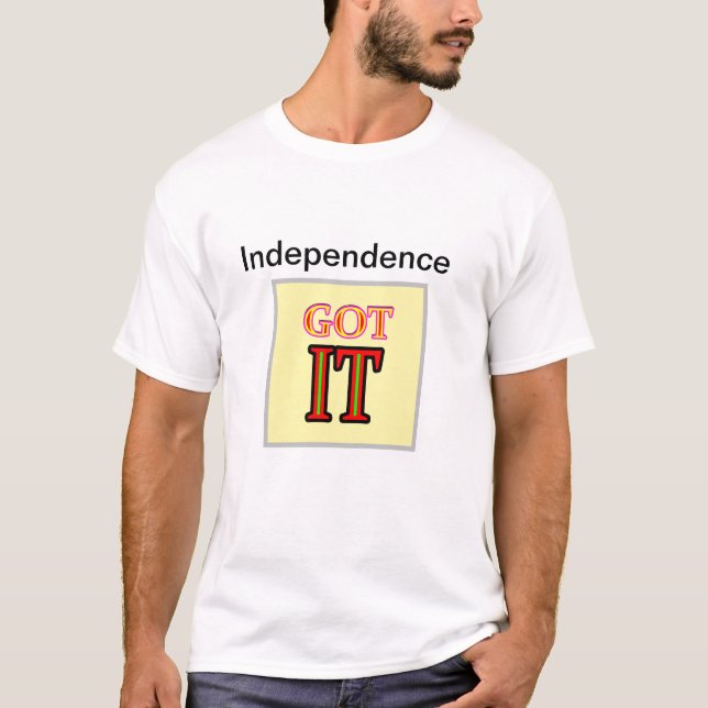 Independence  jGibney Zazzle Men's Basic T-Shirt l (Front)
