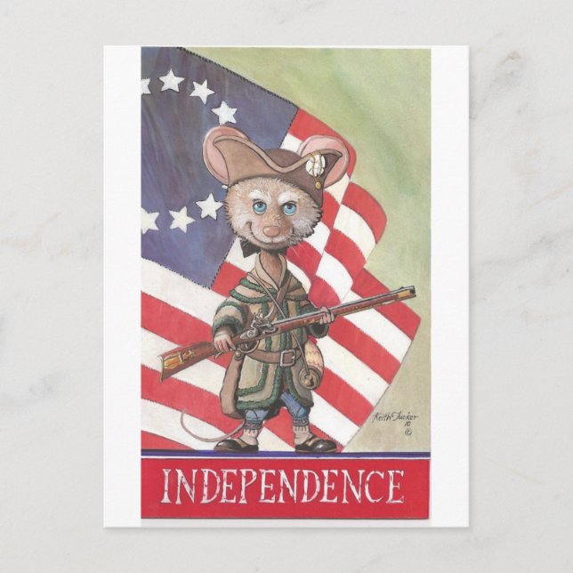 Independence Mouse Postcard (Front)